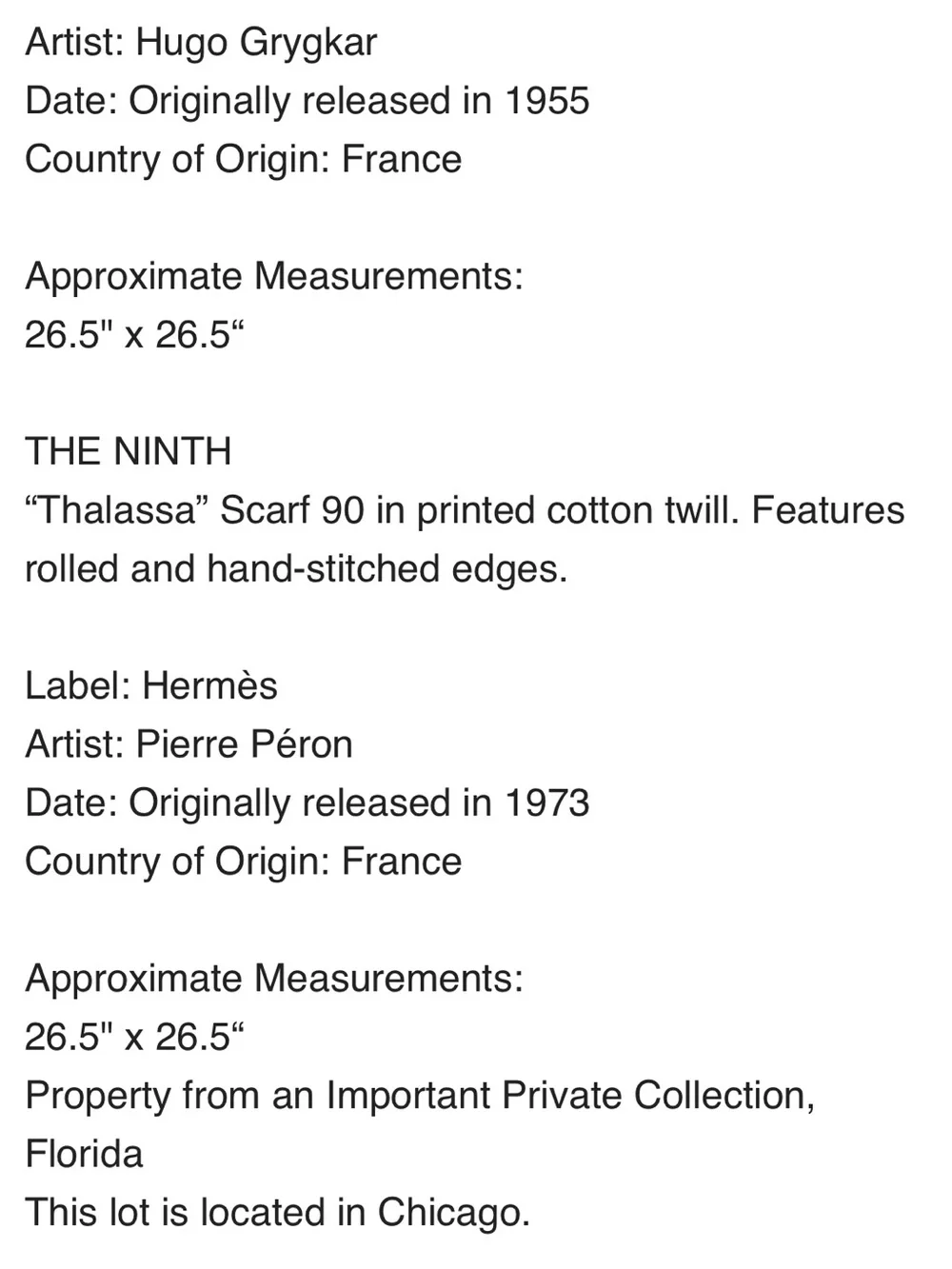 New Hermes Cotton Scarves- Multi Color, Cotton, 26inx26in ( price for 1 scarf!!)